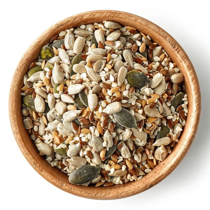 Mixed Seeds - Omega Seed Mix - Pumpkin, Sunflower, Brown Linseeds, Golden Flaxseeds & Sesame Seeds