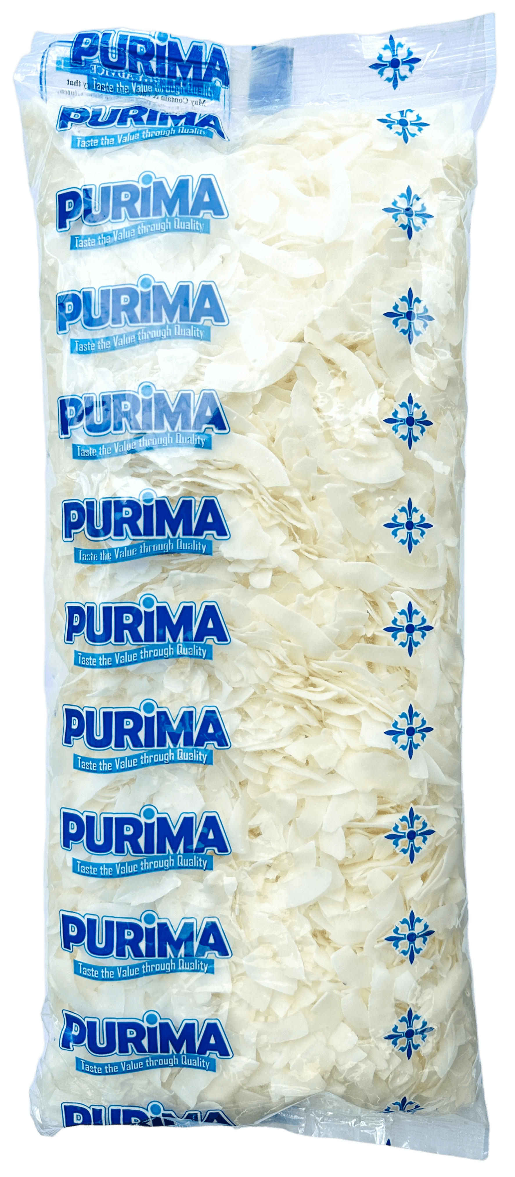 coconut chips raw desiccated purima bulk 1kg 